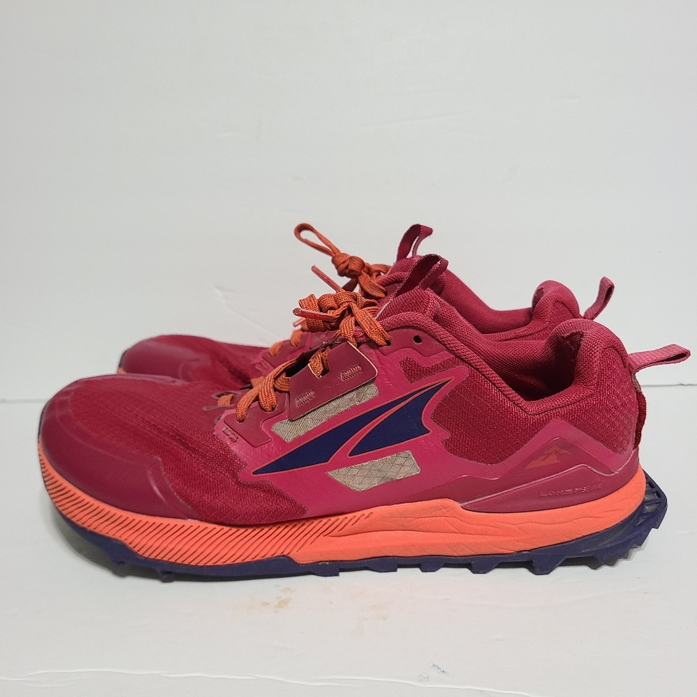 B48 Altra Orange, Lone Peak 7 Womens Running Shoes-US 7.5 Womens